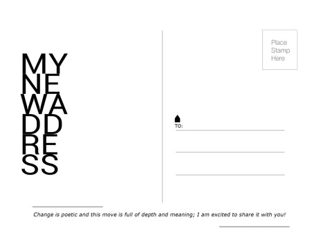 I've Moved! | Postcard Set