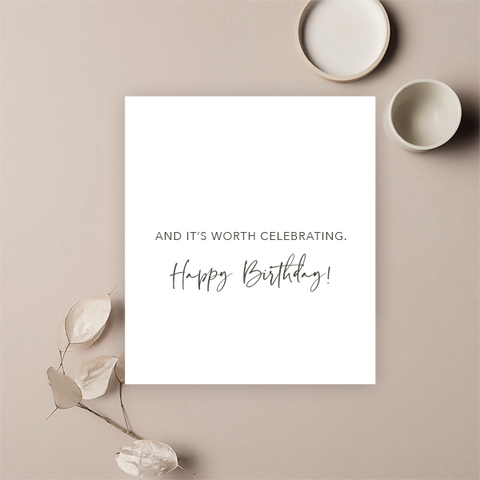 You've Changed (Birthday Card)