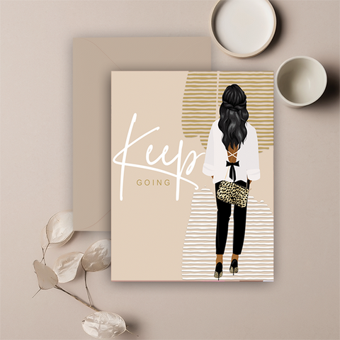 Keep Going⎪ African American Greeting Cards