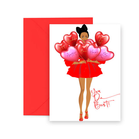 My Favorite Gal! African American Valentine Day Card