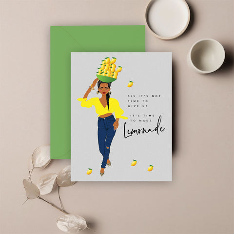 Make Lemonade⎪ African American Greeting Cards